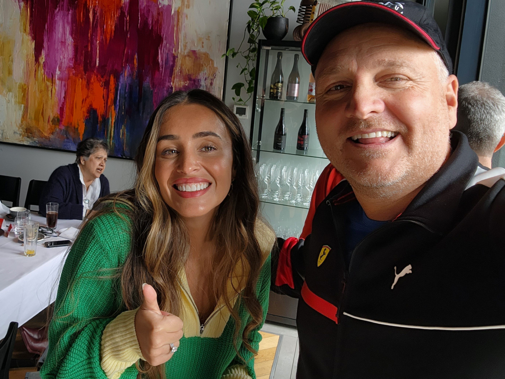 Zana Pali and Mark Spinosa